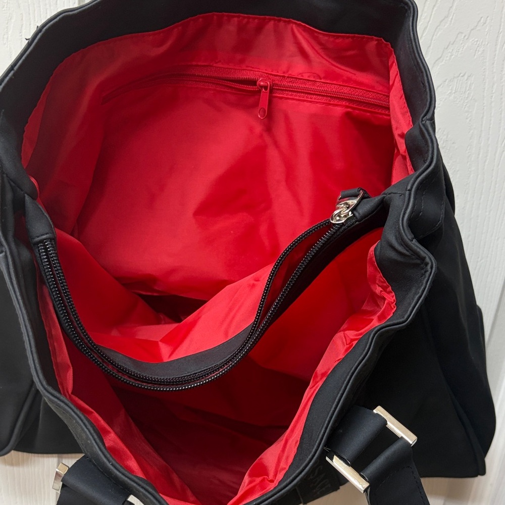 Versace Black Logo-Trim Tote - Picture 6 of 7